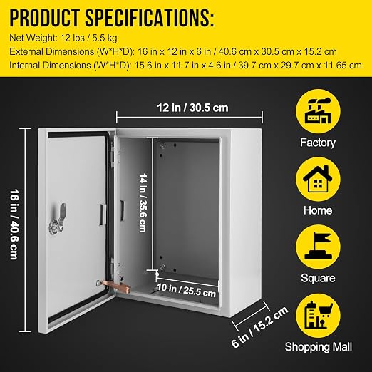Electrical Box, IP66 Waterproof & Dustproof, Outdoor/Indoor Electrical Junction - Image 5