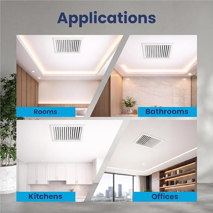 30x12 Aluminum Wall Ceiling Air Return Vent Cover HVAC Rustproof Grille - Image 7
