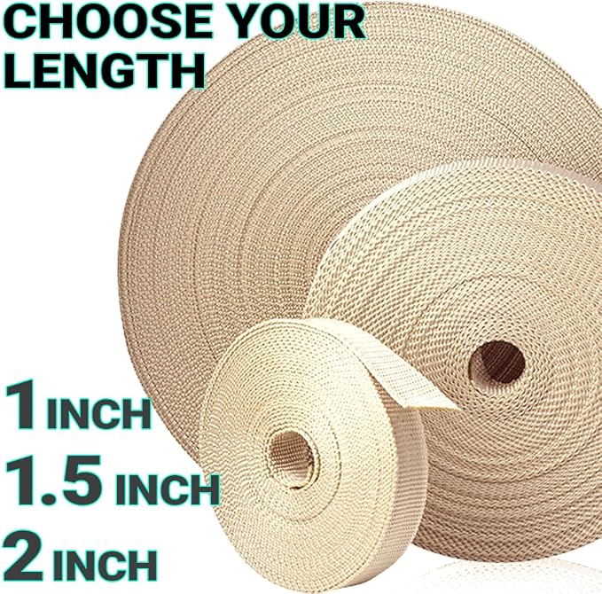 Webbing Strap, 3/4" to 2", 10-50 Yds, EDC gear, backpack repair and pet dog - Image 9