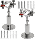 2pcs Adjustable Pipe Support Bracket, 1 Inch Pipe Clamp | Stainless Steel by suiwotin