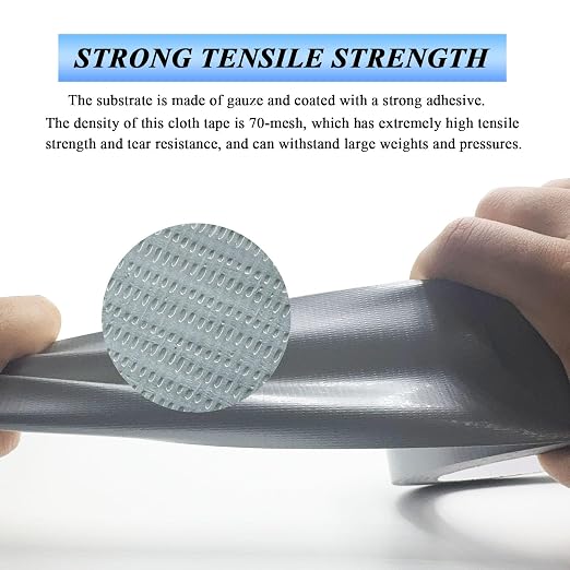 2 Pack Duct Tape Heavy Duty, Waterproof, Heat Resistant, Strong Adhesive - Image 6