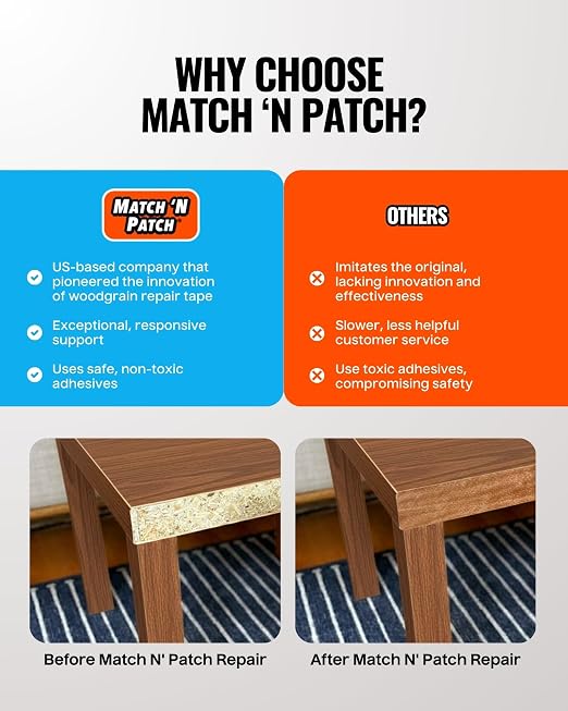 MATCH 'N PATCH Wood Grain Repair Tape - Image 6