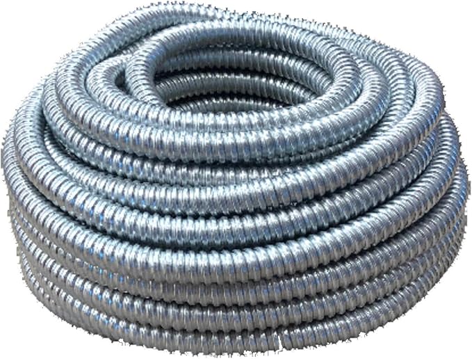 Woods 55082121 25-Feet 1/2-Inch Alflex-Type RWA Reduced Wall Metal Aluminum - Image 2