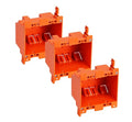CLOUDY BAY Two Gang Electrical Outlet Box, 25 Cubic Inch Junction Box, Old Work by CLOUDYBAY
