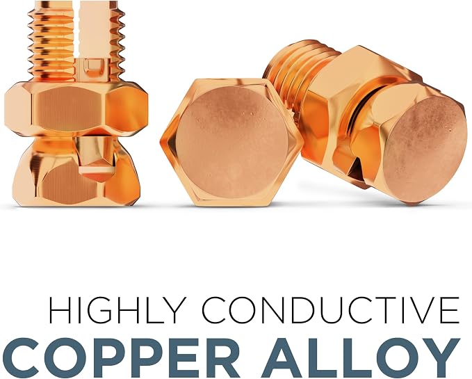 THE CIMPLE CO 1 Pack, Size #8 Copper Split-Bolt Connector 8 AWG - Image 7
