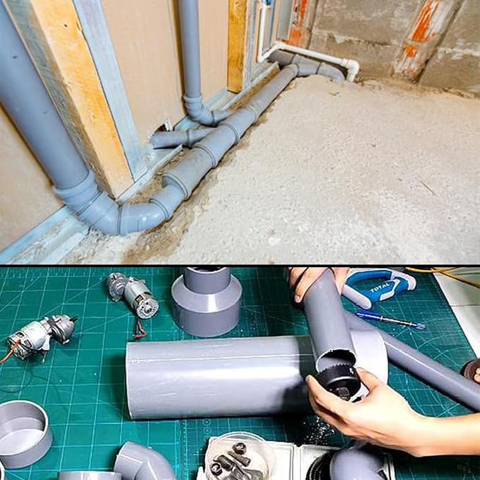 3Inch Grey Electrical Conduit PVC Pipe 17" Long Sch40 PVC Rigid Tube Round - Image 7