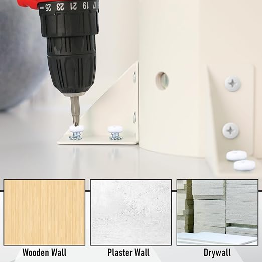 Blulu 200 Pcs Drywall Anchors 1/4 x 1-1/2 Inch Pan Head Alloy Steel Light Wall - Image 5