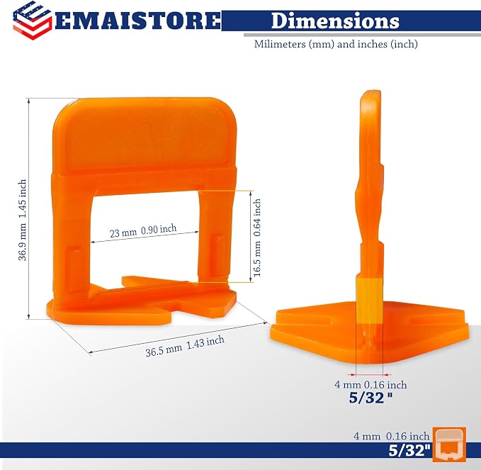 Tile Leveling System – 2000 Tile Spacers – Compatible - Image 5