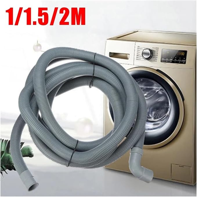 Compatible For Universal, 1/1.5/2M Flexible Drain Outlet Hose Extension Pipe - Image 2