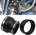 RULLINE 4" to 3" PVC Reducer Coupler w/ 2 Clamps, RV plumbing fittings by RULLINE