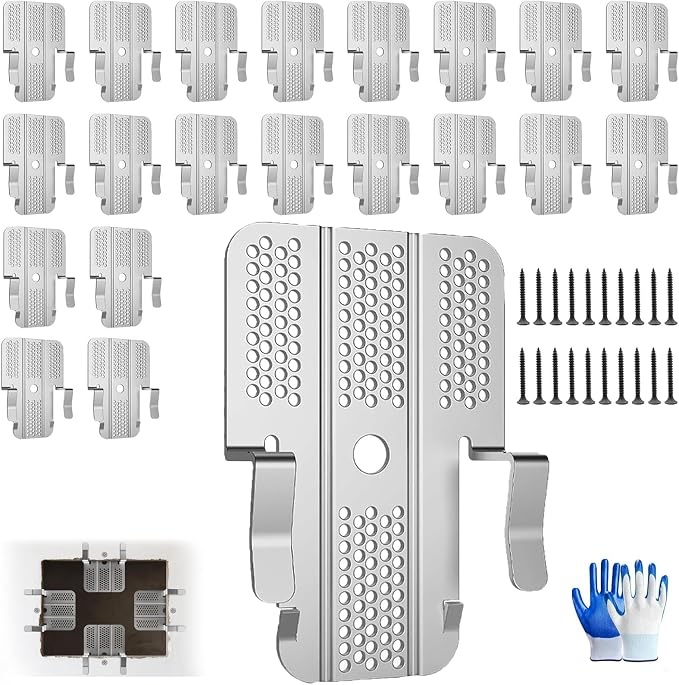 Drywall Repair Clips Kit, Stainless Steel Wall Patch Fasteners by Unknown