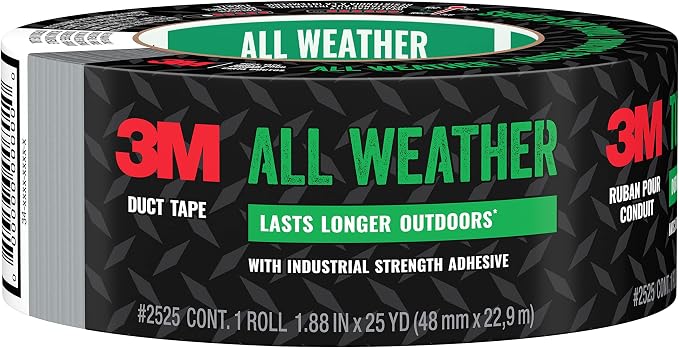 3M All Weather Duct Tape, 1.88 in x 25 yd, 1 Roll, UV/Water Resistant | Stands by Unknown
