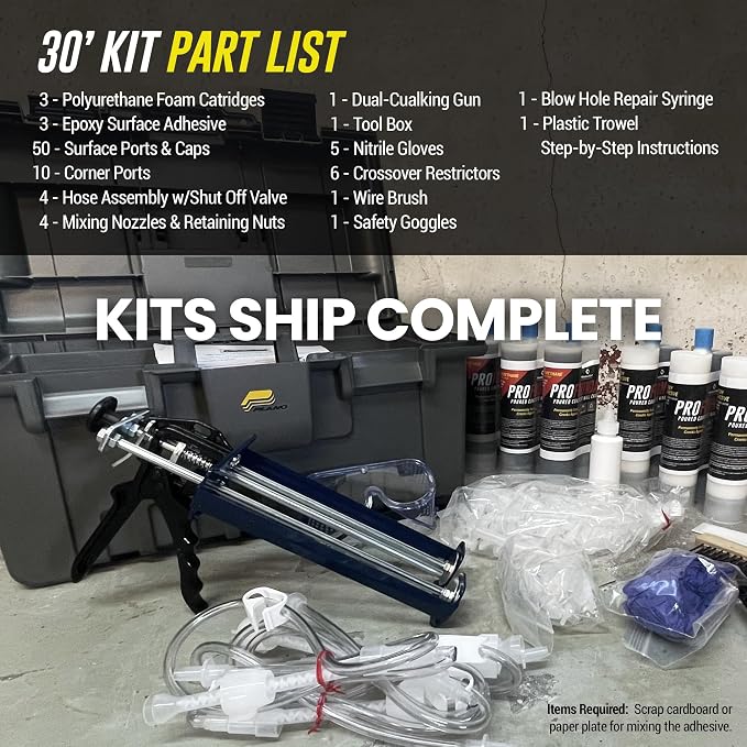 PRO Foundation Crack Repair Kit – Fast Curing Polyurethane Injection Foam - Image 6