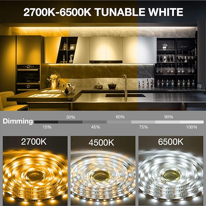 DAYBETTER Under Cabinet Lighting kit, Dimmable Under Cabinet Lights - Image 2