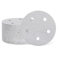 HARFINGTON 50 Pcs 5 Inch Sanding Disc 5 Hole 60 Grit White Aluminum Oxide | by HARFINGTON