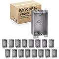 Airmont Products 14 in. Old Work Electrical Box, 1-Gang 14 Cu in Non-Metallic by AirmontProducts