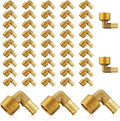 50Pack Seelink PEX Fittings, Pex 1/2" x 3/4" Male Threaded NPT Elbow | Brass by Seelink