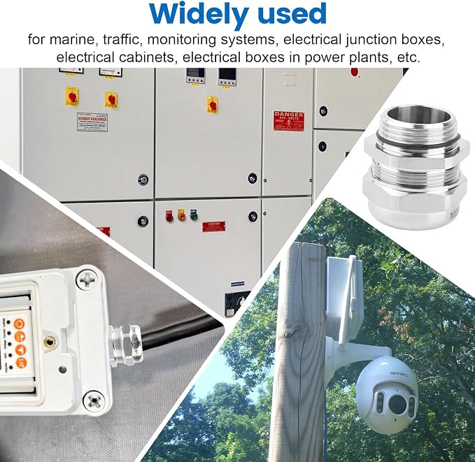 QCG 1" NPT Stainless Steel Cable Gland Waterproof IP68 | Heavy-Duty Strain - Image 8
