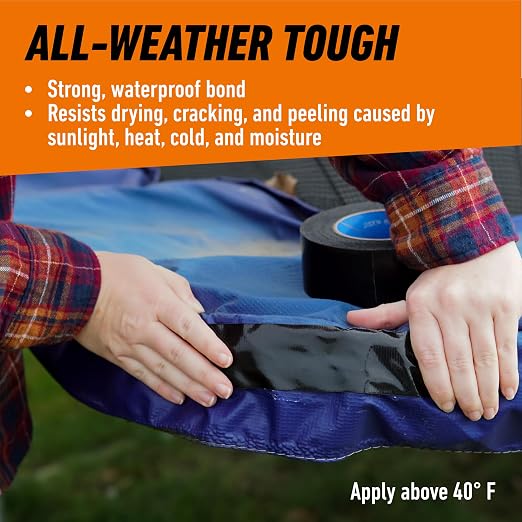 GORILLA All Weather Duct Tape, 1.88" x 25 yd | UV and Temperature Resistant - Image 5