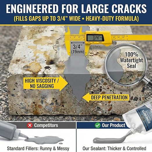 YKF Concrete Crack Filler 2-Pack - Image 6