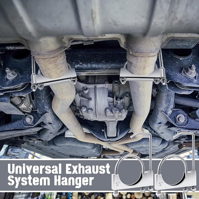 4 Pcs 5 Inch Universal Exhaust Clamp - Image 4