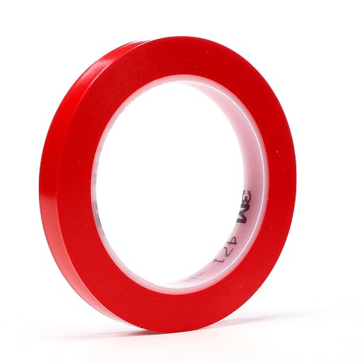 3M Vinyl Tape 471 1/2" x 36 yd. 5.2 mil, 0.5" Wide, 36 yd. Length by 3MIndustrial