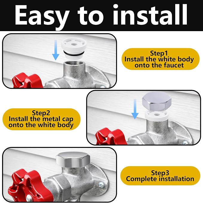 2 Pack Vacuum Breakers Outside Faucet Compatible - Image 4