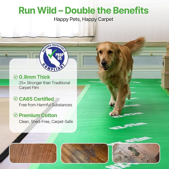 39" x 50' Heavy-Duty Floor Protection | Construction Grade Carpet Protector | - Image 6
