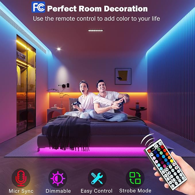 130 ft Led Lights for Bedroom - Image 3