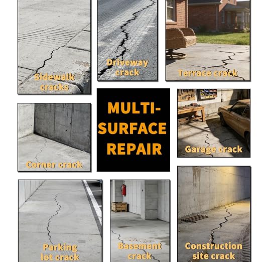 Concrete Crack Filler – Self-Leveling Cement Crack Repair Sealant, Waterproof & - Image 9