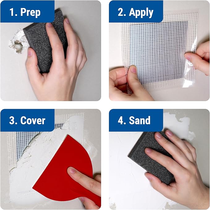 MaxPatch® 4 in. x 4 in. Self-Adhesive Surface Repair Patch, All-Purpose - Image 4
