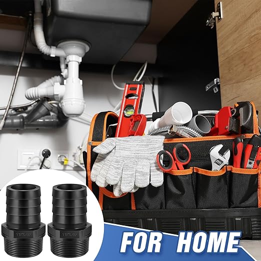 2 Pcs Pool PVC Tube Fitting Barbed Hose Fittings Adapter | Hose Fittings - Image 4