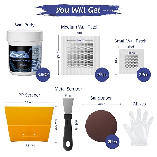 Oriflame Drywall Repair Kit: 8.5 Ounce Spackle Wall Repair - Image 9