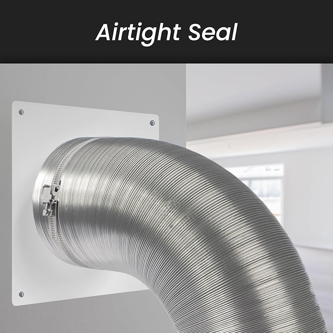 Repa Market 5 Inch Duct Connector Flange – Plastic Round Male Fit Vent Pipe - Image 3