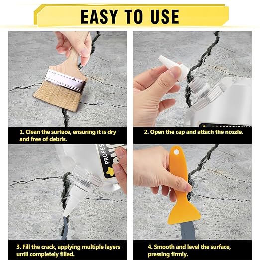 Concrete Crack Filler, High Elasticity Cement Crack Filler, Self Leveling - Image 6