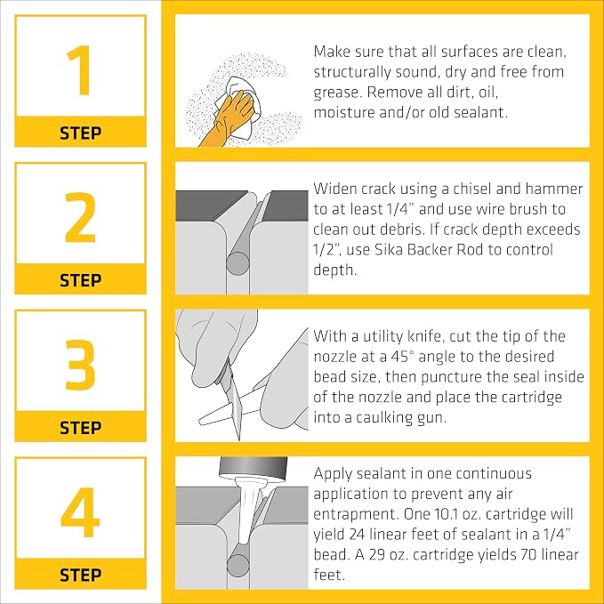 Sikaflex Self Leveling Sealant, Polyurethane - Image 6