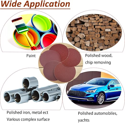 100 PCS 6" PSA Sanding Discs -20 Each of 60, Grit- 6 Inch Self Adhesive - Image 7