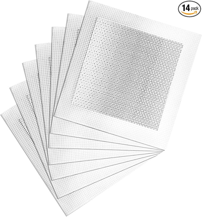 14pcs 6" x 6" Drywall Repair Patch | Patch Mesh, Screen Patch Repair, Self by Seimneire