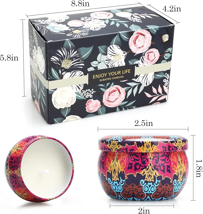 12 Pack Scented Candles Gifts for Women: Soy Wax Candles for Home Scented | - Image 8