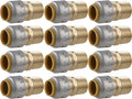 SharkBite Max Male Adapter, 1/2 in Push-to-Connect x 1/2 in MNPT, Brass by SharkBite