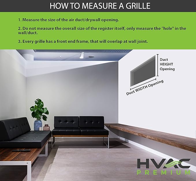 HVAC Premium 16" X 12" Aluminum Return Grille - Image 2