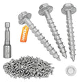 Mech.Galv.#9 x 1-1/2" Joist Hanger Screws-100 Qty, 9112R100 Hurricane Screws | by CableRailing
