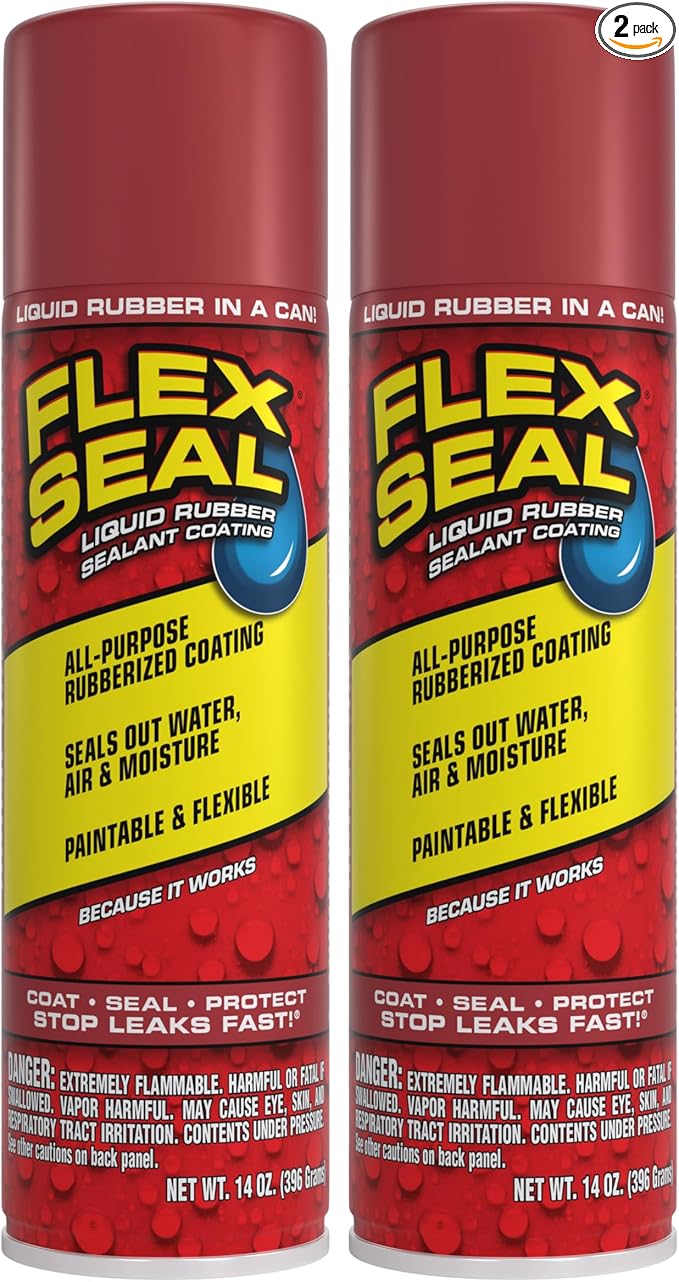 Flex Seal, 14 oz, Stop Leaks Instantly, Waterproof Rubber Spray On Sealant by FlexSealProducts