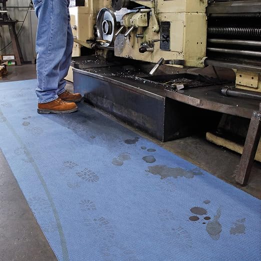 PIG Industrial Absorbent Grippy Floor Mat | Adhesice-Backed Grippy | 32"W x - Image 6