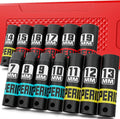 13 Piece 3/8" Drive Impact Socket Set, 7 mm-19 mm Deep Socket, 6 Point by Aiourx