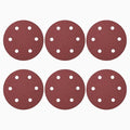 HARFINGTON 12 Pcs 9 Inch Sanding Discs 40 Grit Red Aluminum Oxide 6 Hole | Hook by HARFINGTON