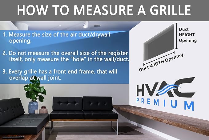 HVAC Premium 6" X 6" Aluminum Return Grille - Image 8