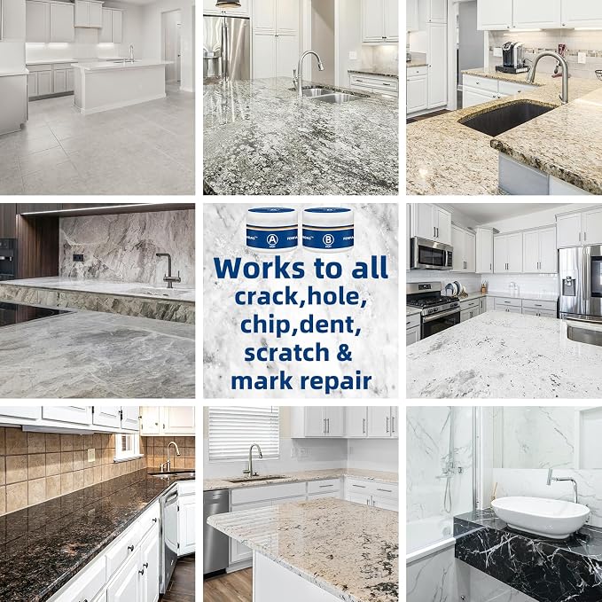 Tile and Granite Repair Kit, Marble and Quartz Countertops Repair Kit | - Image 6