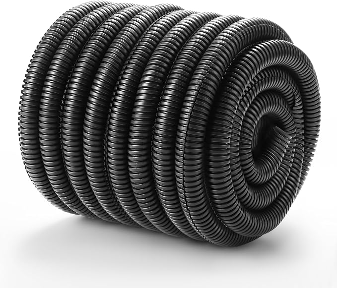 Wire Loom 3/8 inch 33ft, Split Loom, Outdoor Cord Protector | Flexible Wire by YCLYC