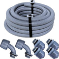 1/2-Inch Non-Metallic Liquid-Tight Conduit and Connector Kit, 25 Foot Made in by Sealproof